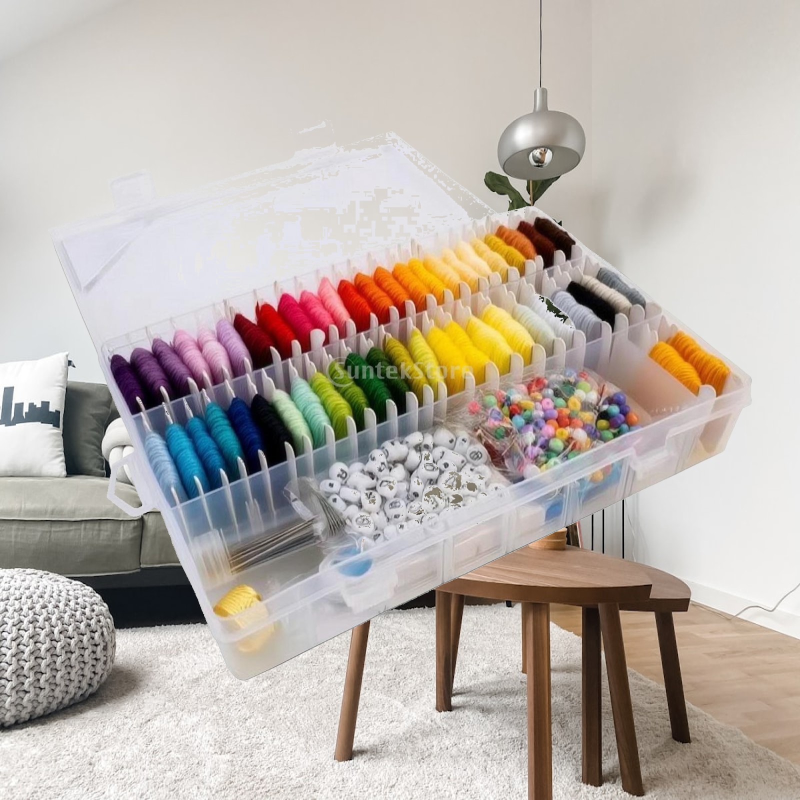 Stickgarn-Set mit Organizer, t – Embroidery Craft Bewertung und Preis